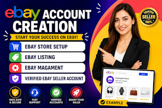 do ebay account creation for any country ebay account setup