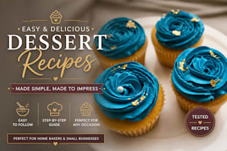 create custom dessert recipes for your business or blog