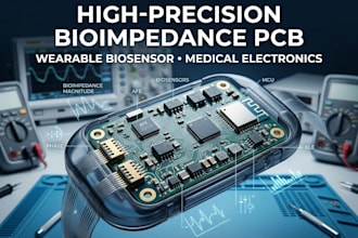 create high precision medical pcb for bioimpedance and wearable biosensor system