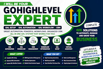 do ghl automation, ghl workflow, CRM, workflow virtual assistant, ghl setup