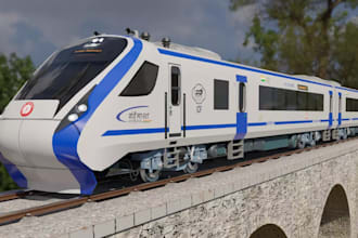 design 3d train, locomotive train model for 3d printing stl files