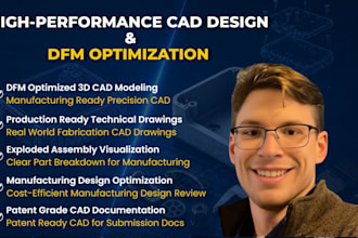 do expert 3d cad design and dfm for plastic injection molding and manufacturing