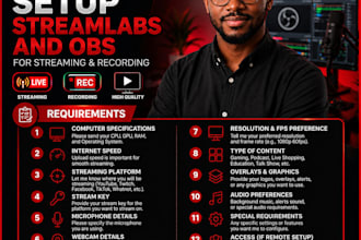 setup streamlabs and obs for streaming and recording