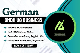 register your german gmbh ug or business for foreign entrepreneurs