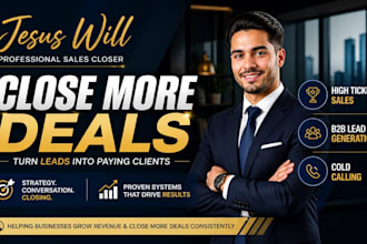 be high ticket sales closer b2b lead generation for cold calling