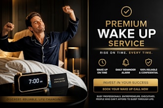 personal wake up call assistance and reminder alarm every day virtual assistance