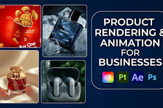 create amazon 3d product animation, cgi product video and realistic rendering