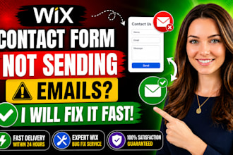 fix wix contact form not sending emails issue