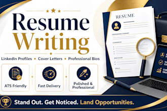 write your resume and professional bio