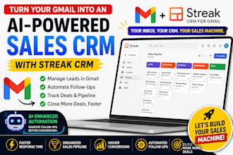 turn your gmail into ai powerful sales CRM using streak
