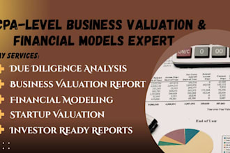 prepare company valuation report, due diligence report, ibo model, dcf valuation
