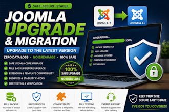 upgrade or migrate your joomla website to the latest version safely