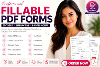 create fillable pdf form design editable pdf form convert to interactive form