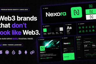 design a premium web3 brand identity for your crypto project