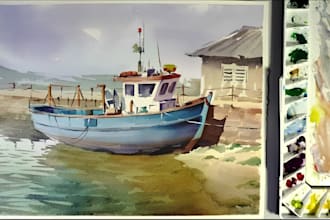 paint custom digital oil painting realistic hand drawing portrait art acrylic