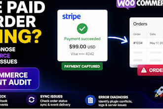 audit and diagnose woocommerce stripe payment issues fast
