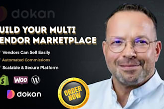 build and develop a multi vendor ecommerce marketplace website with dokan pro