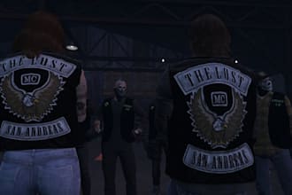 create custom fivem clothing, kuttes mc, mc vest, biker clothing fivem gang vest