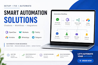 setup fix openclaw workato pabbly airtable whatsapp telegram chatbot automation