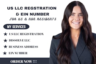 register US llc, ein and dissolve llc for US and non residents