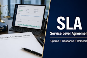 draft a detailed service level agreement sla as a US attorney