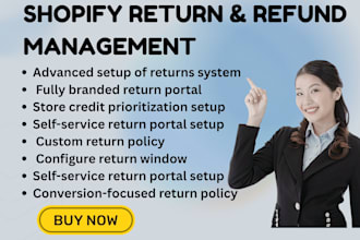 setup shopify return and refund returngo aftership loop synctrack return prime