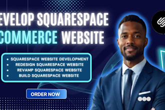 build squarespace website redesign, rebuild squarespace website development