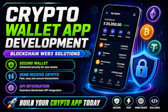 develop a crypto wallet app blockchain app crypto app development
