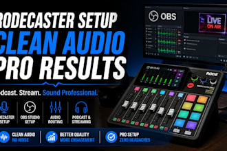 setup rodecaster pro 2 for clean audio with obs for streamers