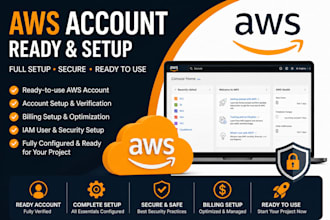 create AWS account for you 8vcpu or 32v cpu