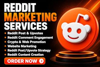 manage reddit marketing for organic growth of saas and business website expert
