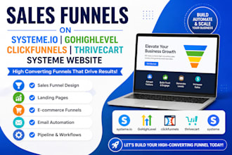 sales funnels on systemeio gohighlevel clickfunnels thrivecart systeme website
