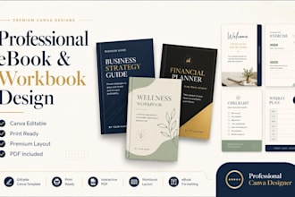 professional ebook design, workbook design