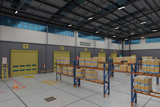 2d,3d factory layout, warehouse design, farm storage facility layout, industrial