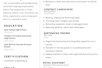 create or update your resume