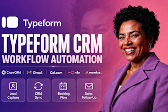 setup typeform close crm cal com gmail n8n monday sales workflow automation