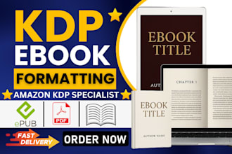 format ebook and paperback for amazon kdp clickable toc, kdp book publishing