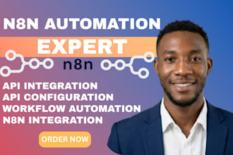 build n8n automation workflows API integrations and business process automation