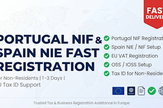 get your portugal nif and spain nie fast for non residents