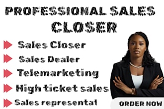be sales closer b2b sales representative commission based closer salesperson