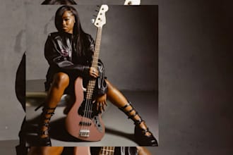 be female singer, musician and music producer for edm, rnb songs