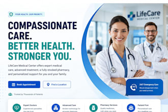 build wix medical hospital company website pharmacy website clinic website