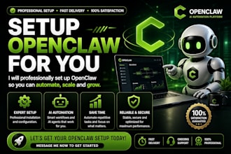 set up install open claw, clawdbot, molt bot workflow automation professionally