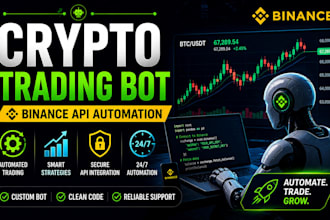 build crypto trading bot for binance with API integration