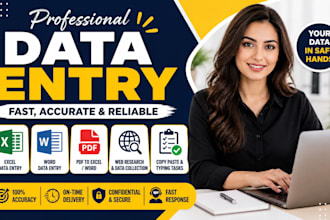 do data entry and copy paste tasks