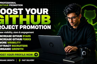 do organic github promotion to stars fork repo traffic do organic github