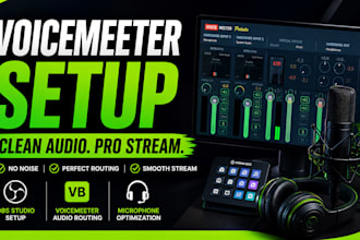 setup voicemeeter audio routing with obs for clean sound