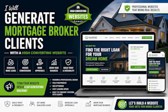 generate mortgage broker clients with high converting website