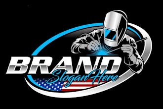 design high quality construction, welder and welding logo