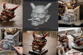 3d print, paint and ship 3d cosplay mask helmet 3d mask 3d helmet model design